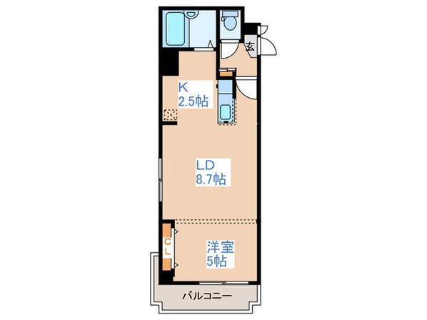 パ－クヒルズ平岸３１０の物件間取画像